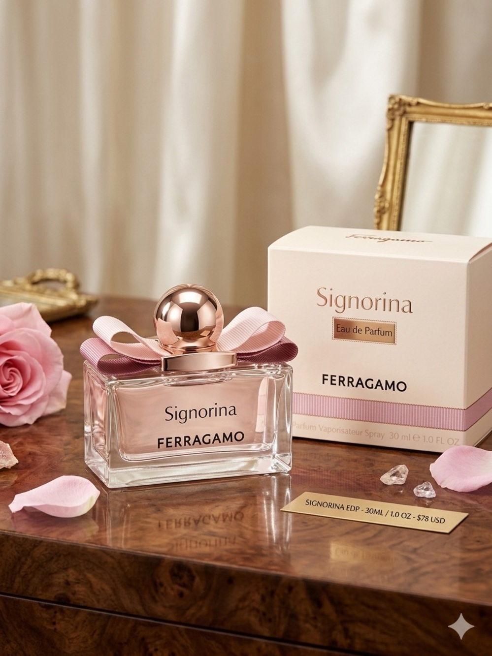 RARE Salvatore Ferragamo Signorina EDP – Authentic Italian Luxury Fragrance NIB - Picture 2 of 6